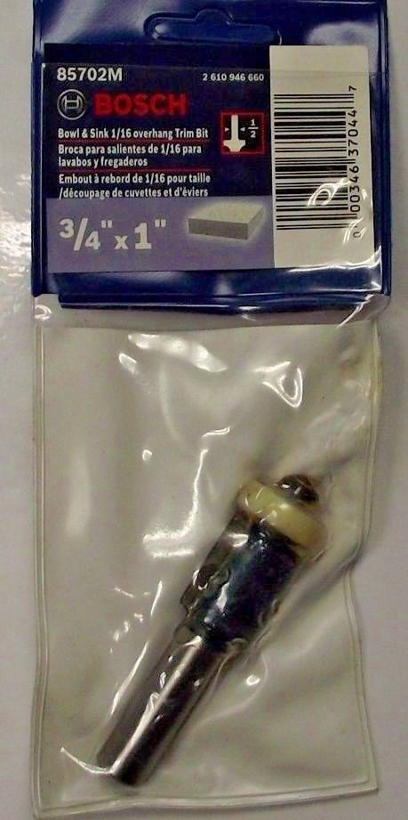 Bosch 85702M Router Bit Carbide Tip 10 Degree Bowl and Sink Trim Online Sale
