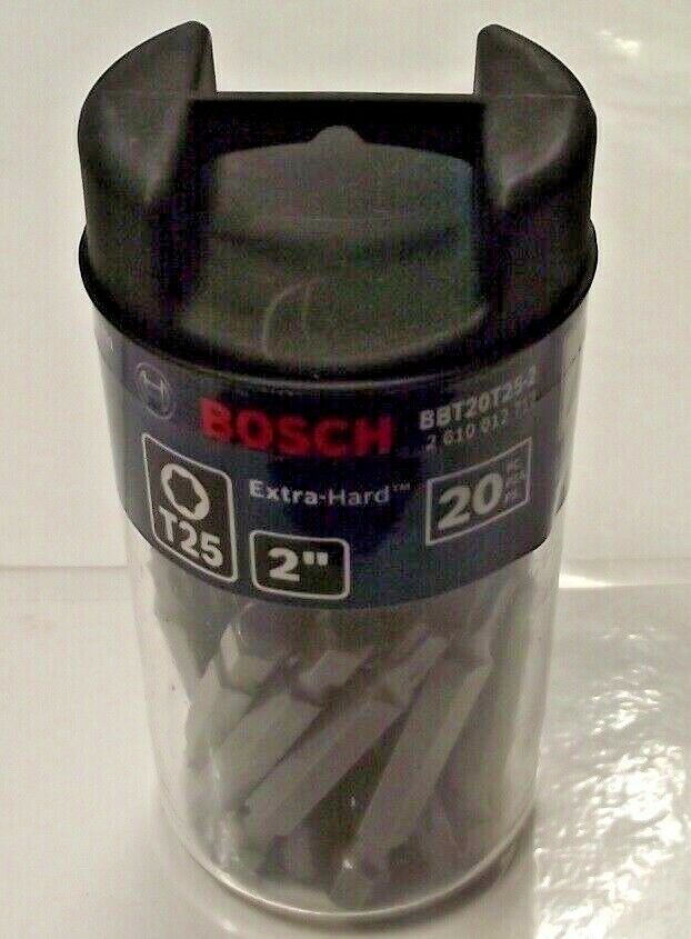 Bosch BBT20T25-2 T25 x 2″ Power Screw Bit 20pcs. Online Hot Sale