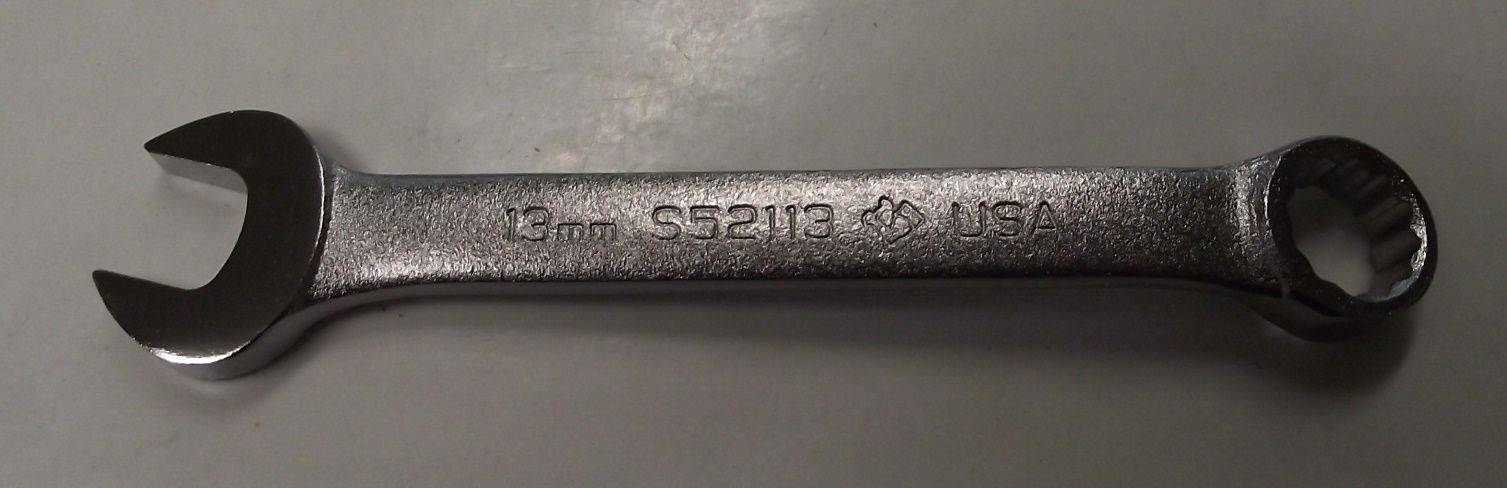 Armstrong S52113 13mm 12 Pt Short Satin Combination Wrench USA Discount
