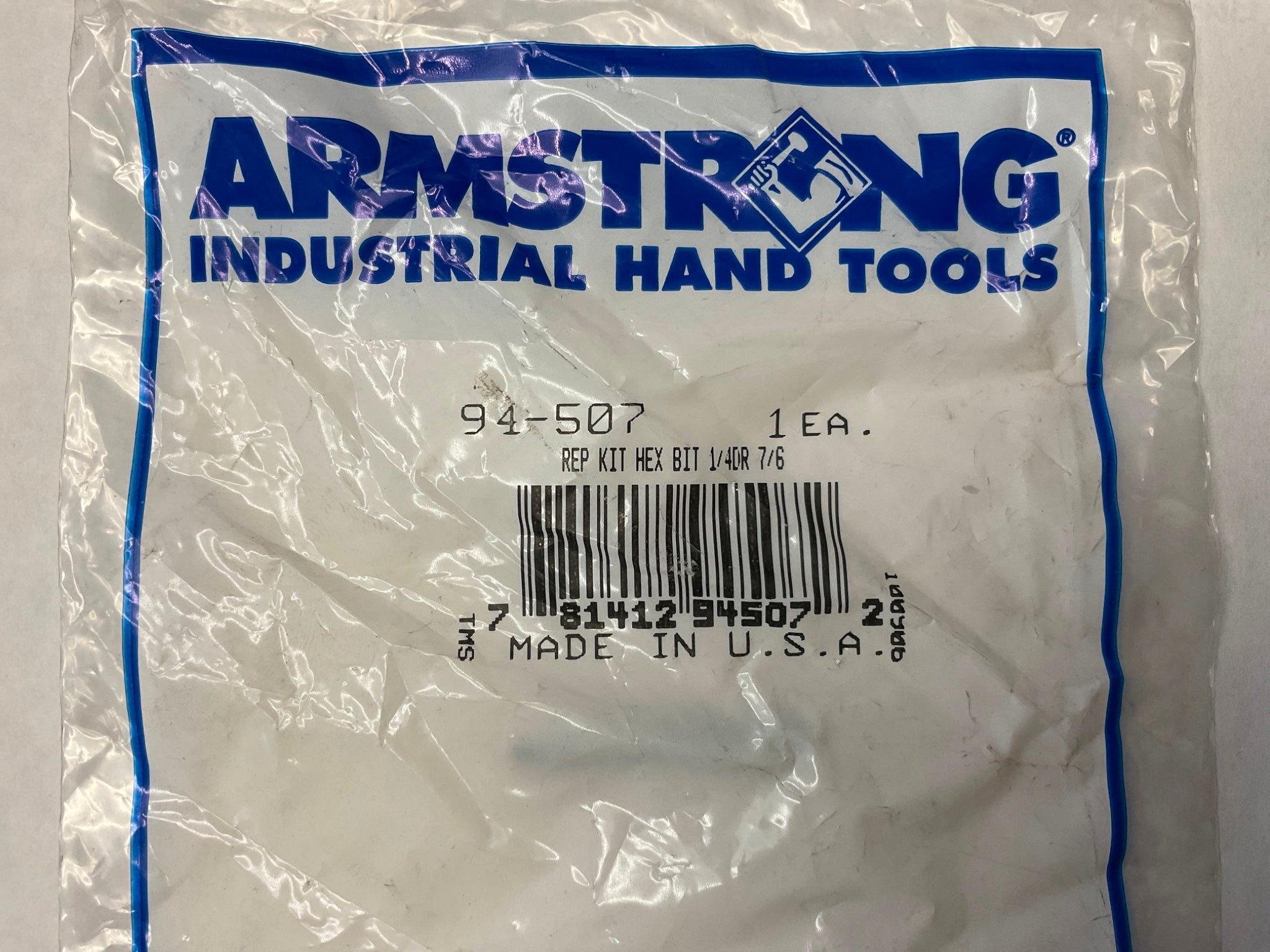 Armstrong 94-507 Rep Kit Hex Bit 1/4 Dr 7/64 USA Hot on Sale