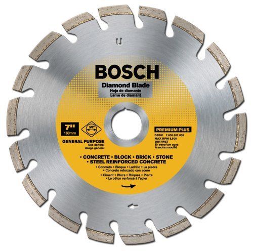 Bosch DB761 Premium Plus 7″ General Purpose Diamond Saw Blade Fashion