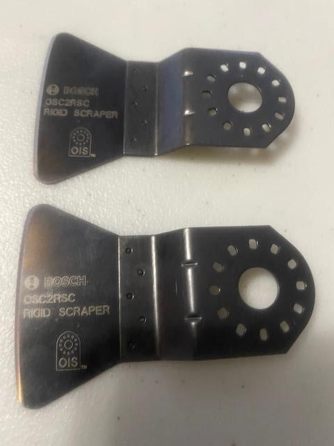BOSCH OSC2RSC 2″ HCS RIGID SCRAPER BLADE FOR MULTI TOOL 2PCS. BULK Fashion