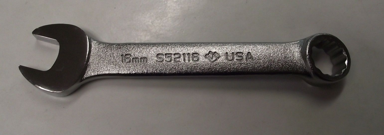 Armstrong S52116 16mm 12 Pt Short Satin Combination Wrench USA Online