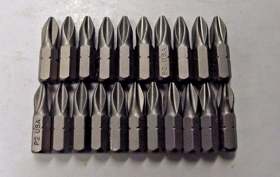 Bosch 1609511790 #2 x 1″ Phillips Screw Bit Tips 20pcs USA Hot on Sale
