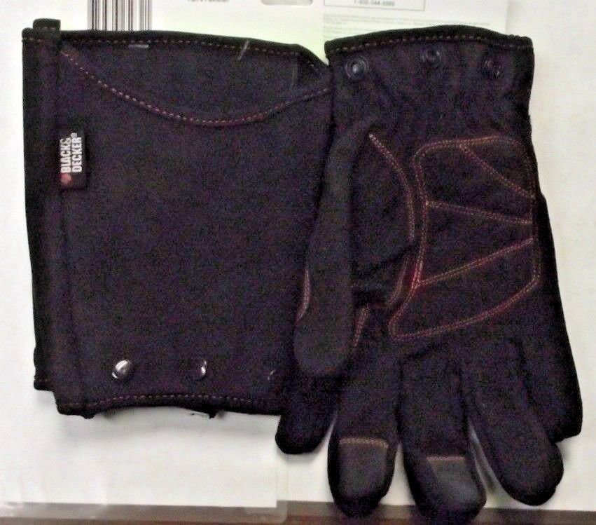 Black & Decker BD595 L/XL Pro Gardener Hybrid Glove Utility Job Yard Safety Online now