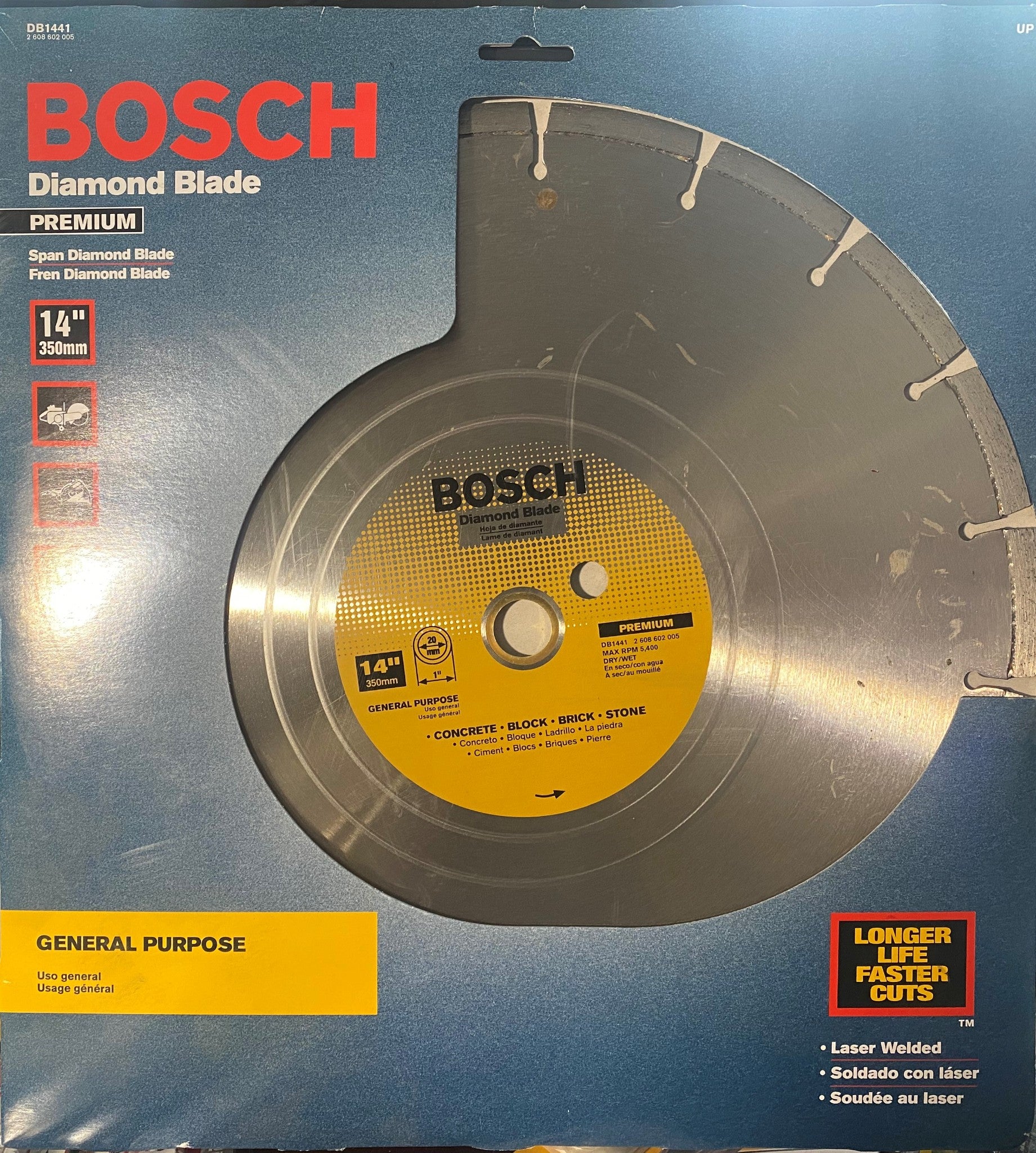 BOSCH DB1441 Diamond Saw Blade GenPurpose Premium 14″ Segmented Hot on Sale