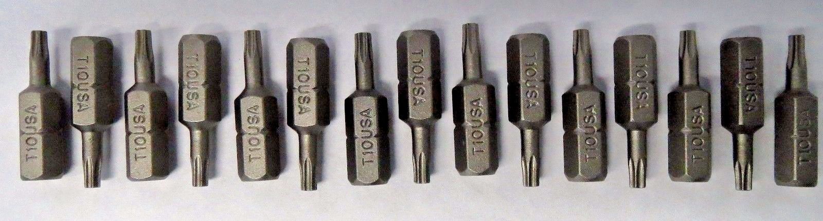 Bosch T10 x 1″ Insert Bits Screw Tips 15pcs. 9915370 USA Sale