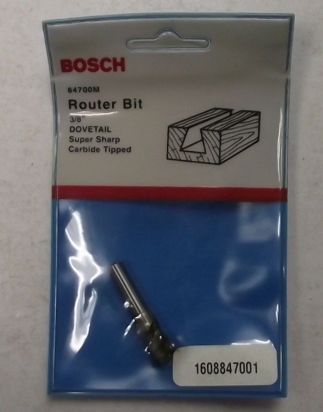 Bosch 84700M Dovetail Router Bit 1/4″ Shank 3/8″ Cut 3/8″ Diameter USA Sale