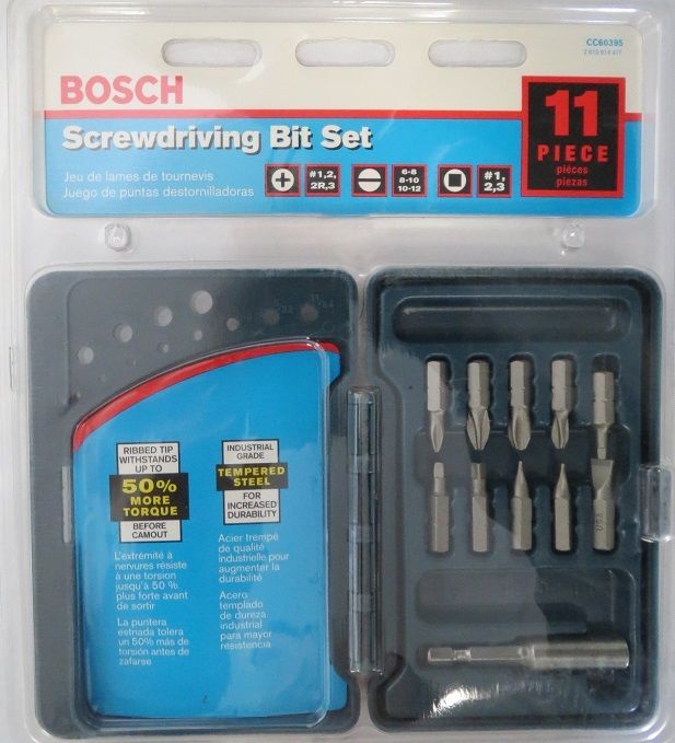 BOSCH CC60395 11 Piece Screwdriver Bit Set Online
