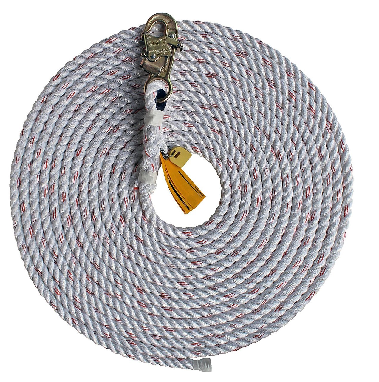 DBI-Sala Lifeline 5/8″ Double Locking Dropline Rope w/ Snap Hook, 50′ & 100′ Fashion