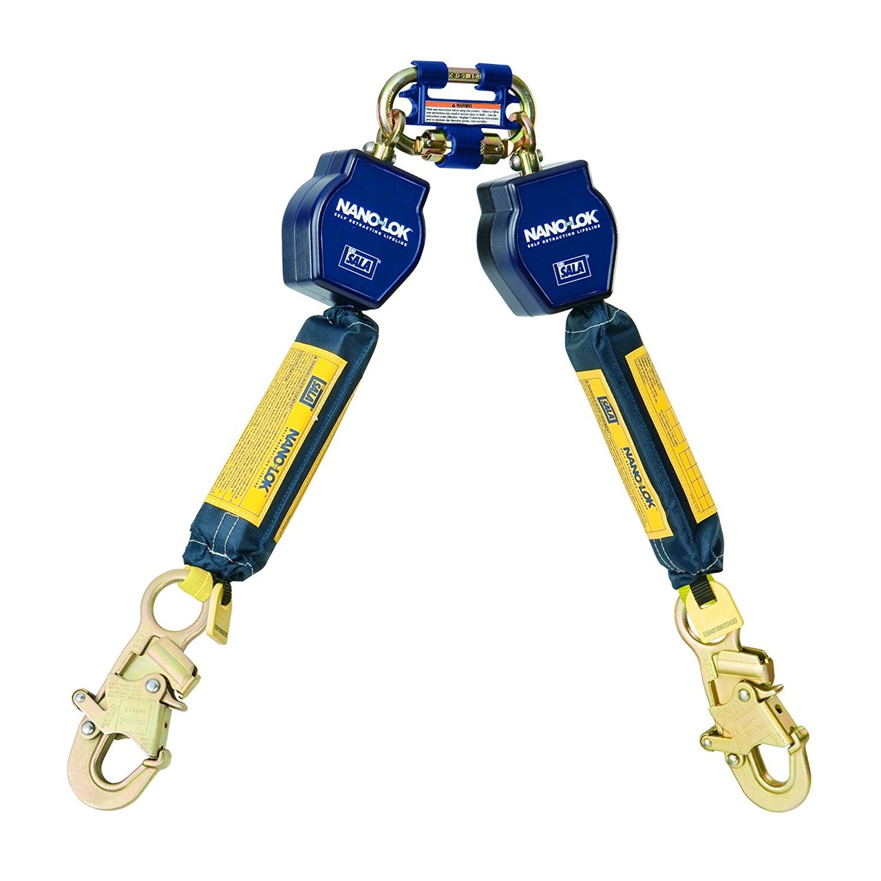 DBI-Sala Nano-Lok Twin Leg Quick Connect Self Retracting 6′ Lifeline w/ Dynema Polyester Web Discount
