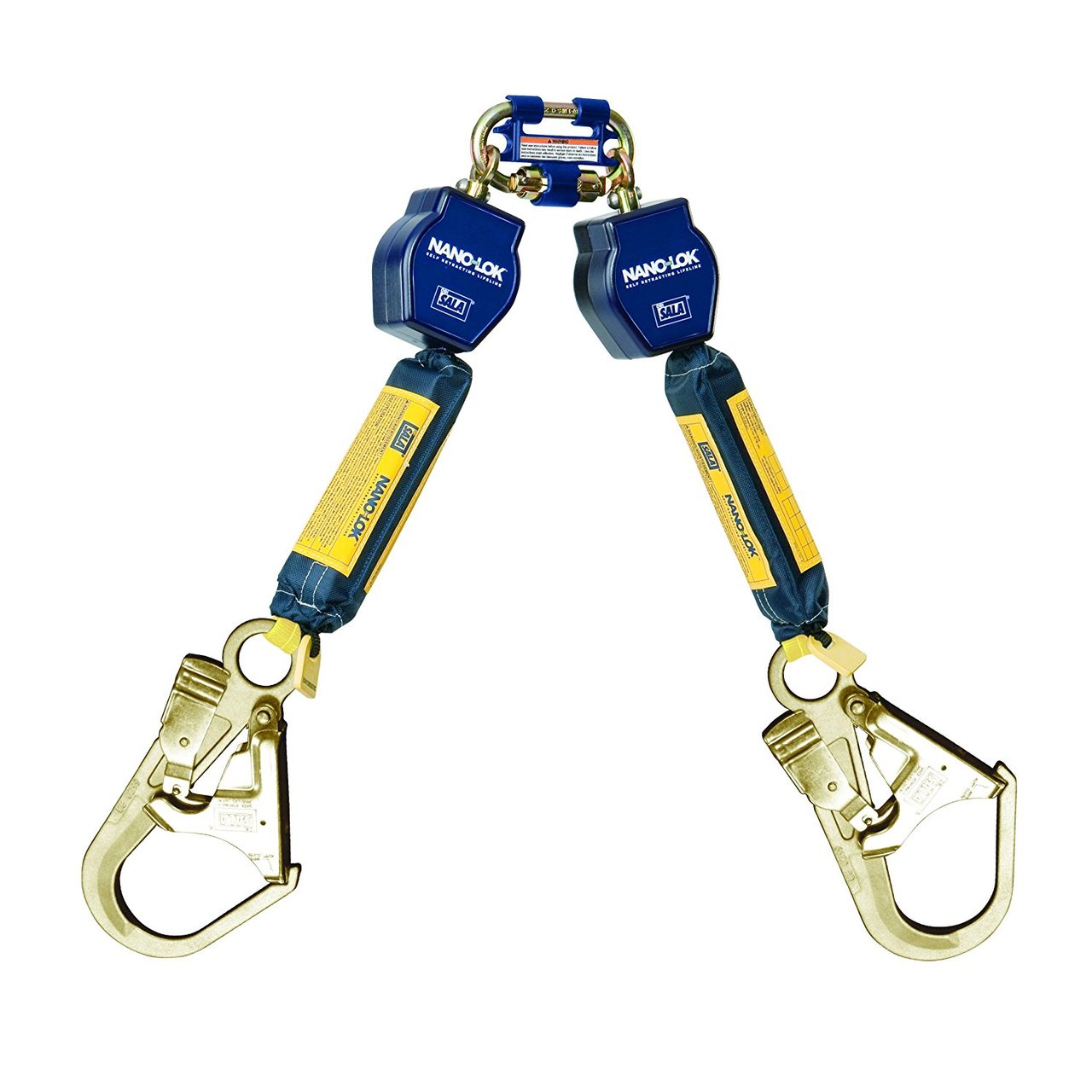 DBI-Sala Nano-Lok Twin Leg Quick Connect Self Retracting 6′ Lifeline w/ Dynema Polyester Web Discount