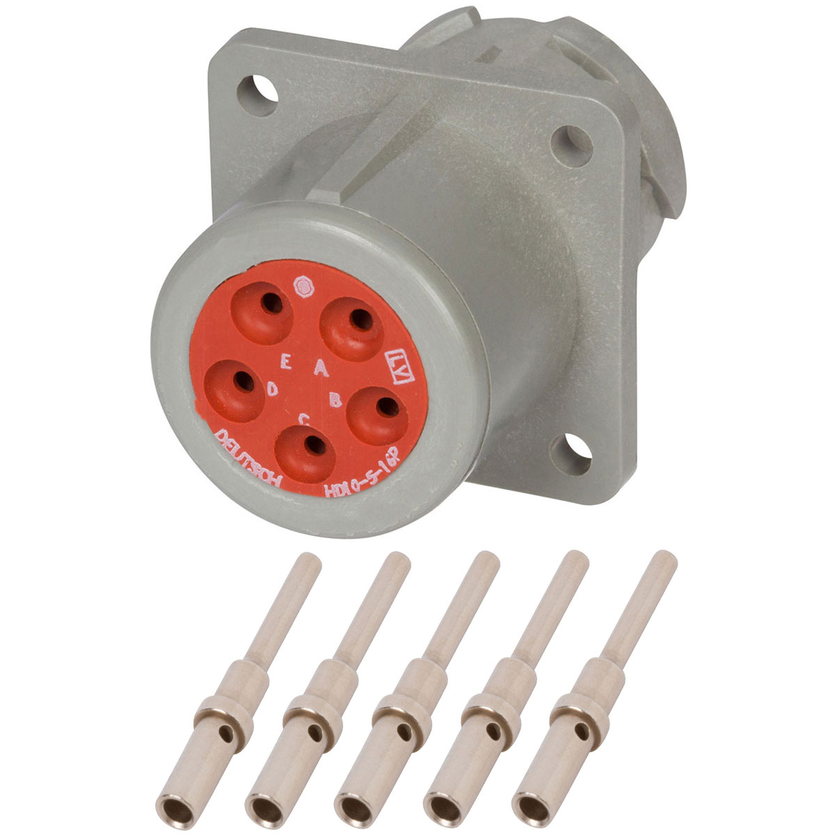 HD10-5-16P DEUTSCH HD10 5 Way Gray Receptacle Assembly Kit Hot on Sale