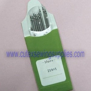 10 Organ 214X1 DDX1 Sewing Machine Needles for Singer 45K Consew SK-2R Supply