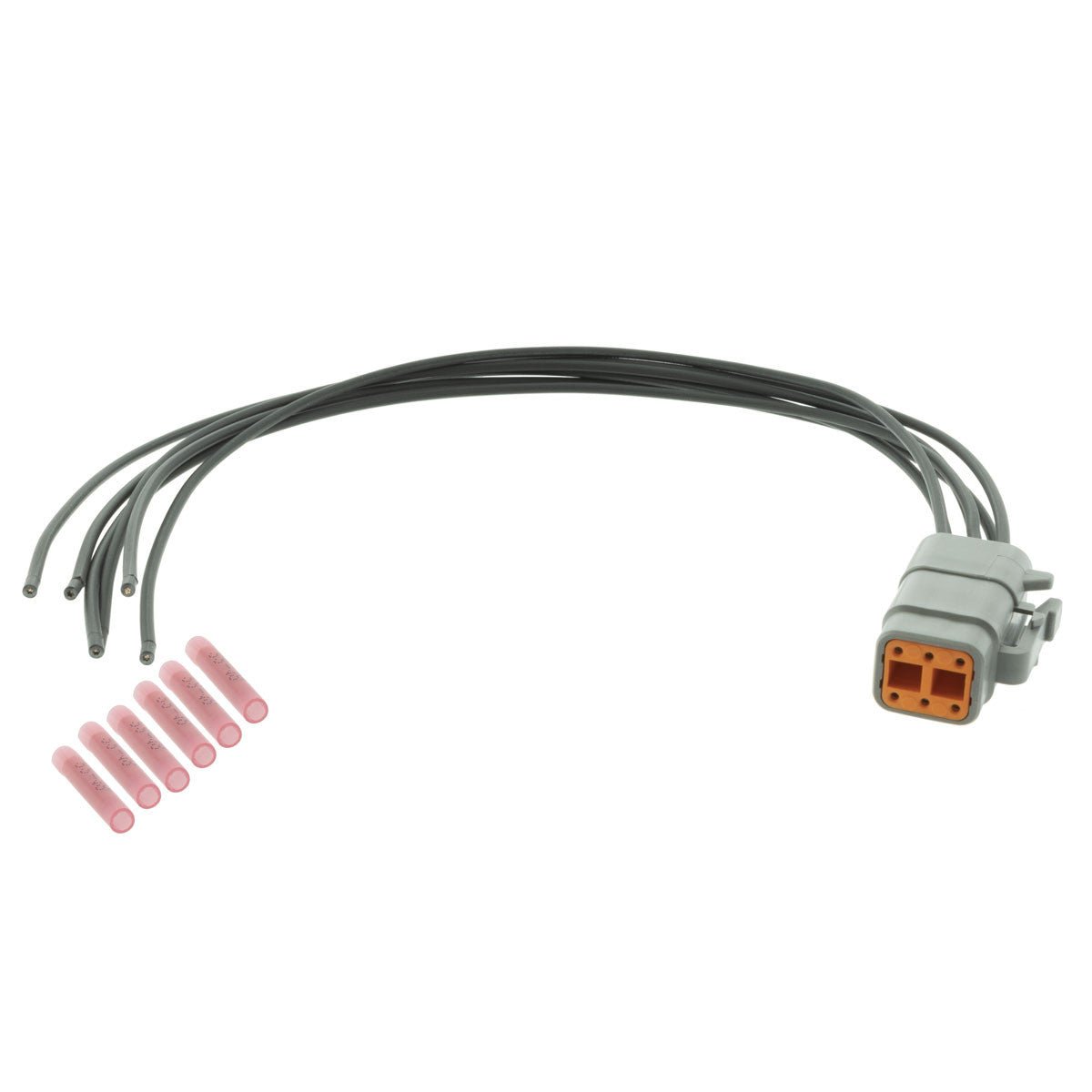 DTM06-6S DEUTSCH DTM 6 Way Gray Plug 1′ Pigtail (22-18 AWG) Online Hot Sale