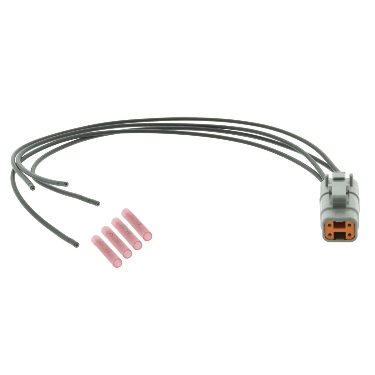 DTM06-4S DEUTSCH DTM 4 Way Gray Plug 1′ Pigtail (22-18 AWG) Discount