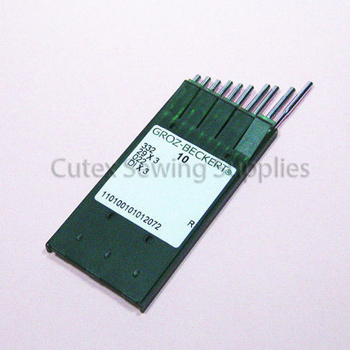 10 Groz Beckert 29X3 DIX3 332 Singer 29-4 29K 29U Patcher Sewing Needles Supply