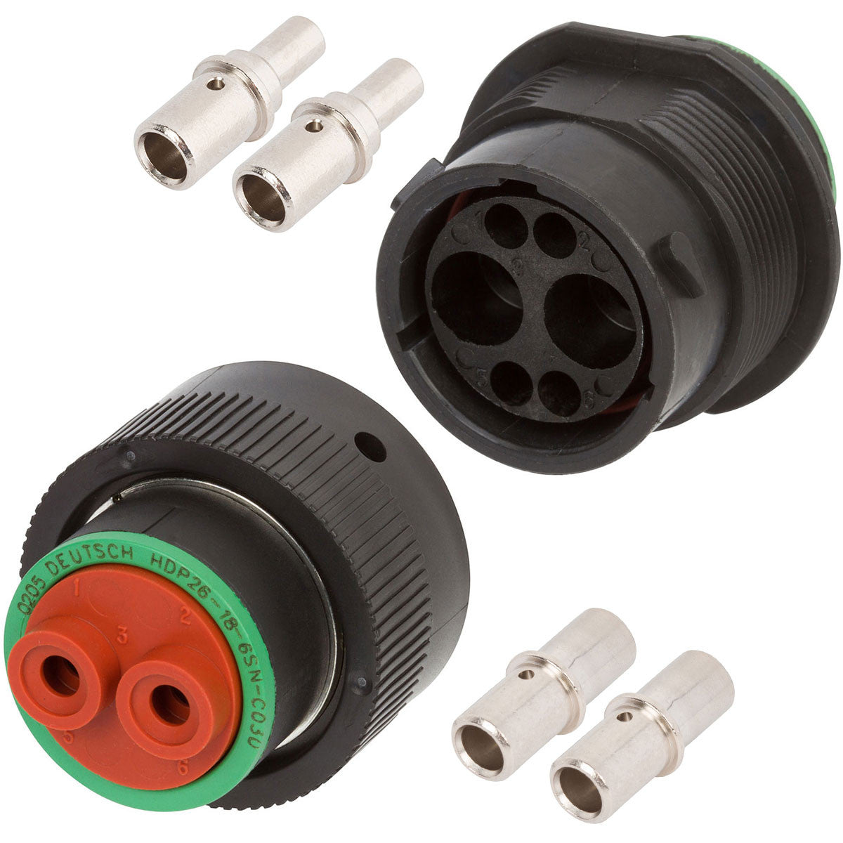 DEUTSCH HDP20 2 Way Connector Kit for 6 AWG (Includes Mounting Hardware) Discount