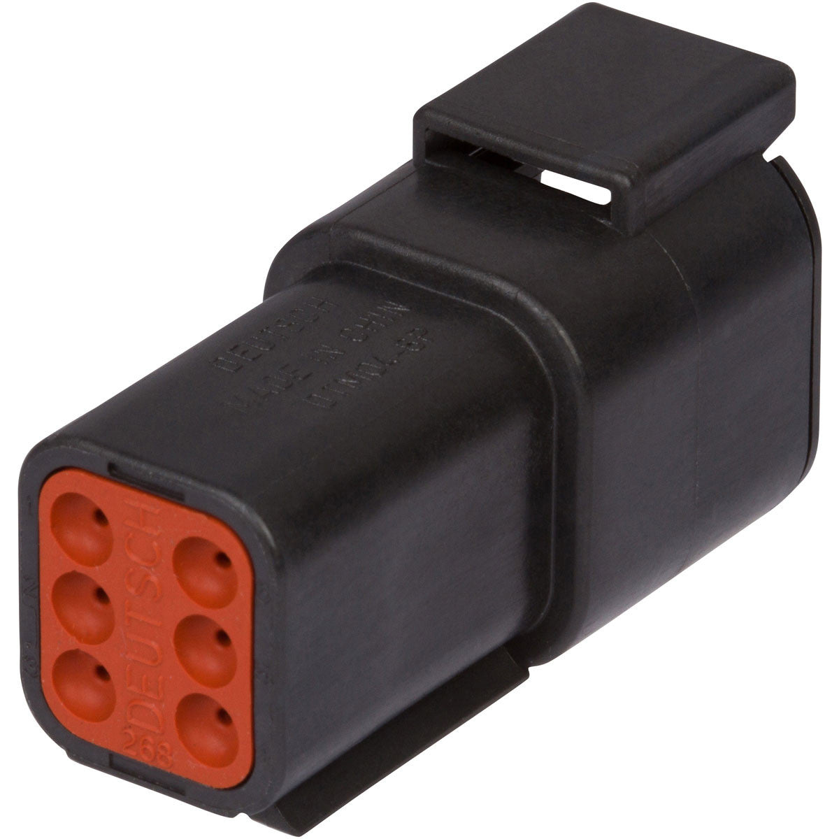 DTM04-6P-E004 – DEUTSCH DTM 6 Way Black Receptacle Connector Sale