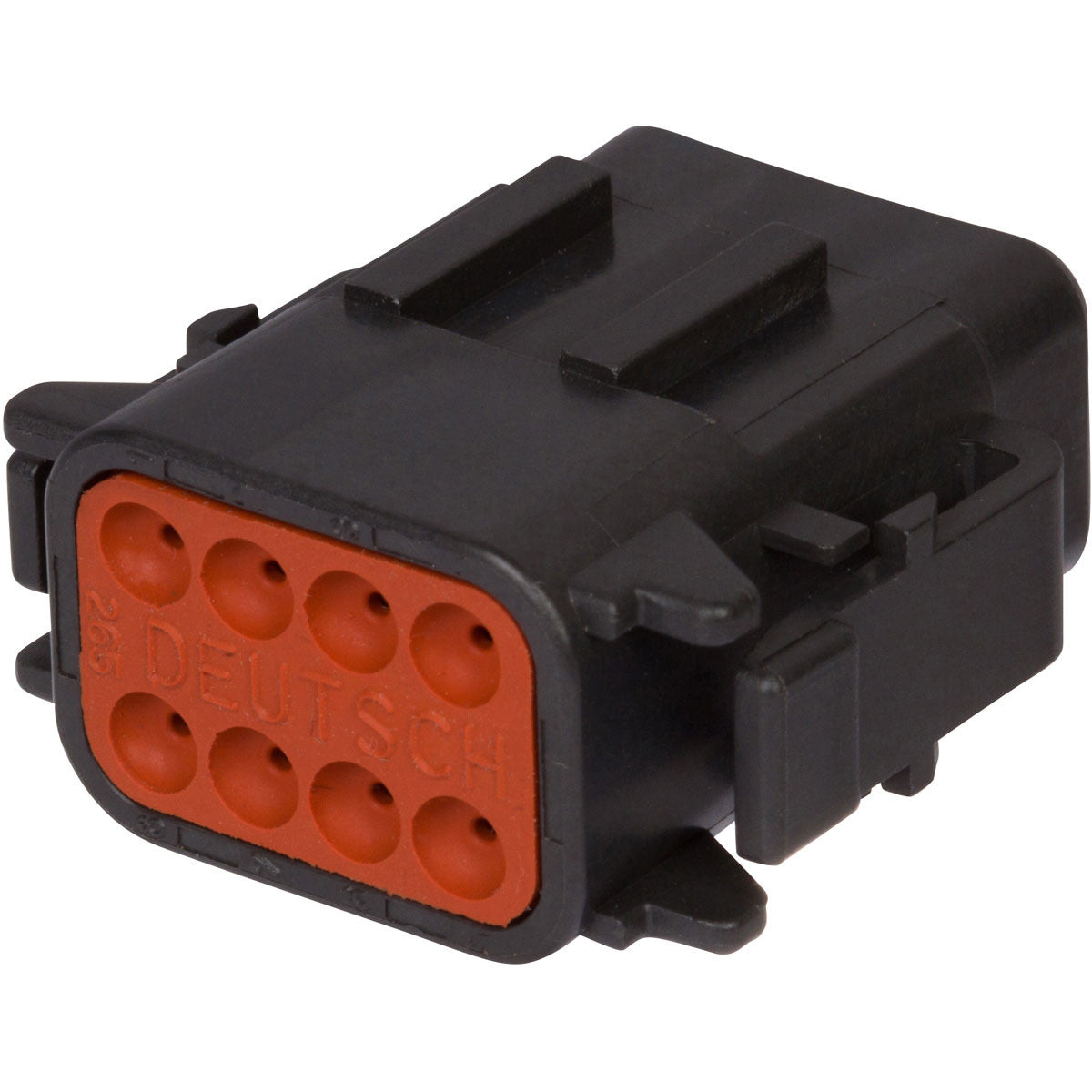 DTM06-08SB – DEUTSCH DTM 8 Way Black Plug Connector, B Key Online now