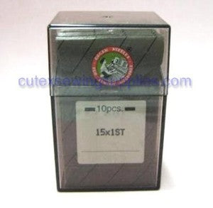 100 Large Eye Ball Point 15X1ST Flat Shank Embroidery Needles Same as 130-705H-E Fashion
