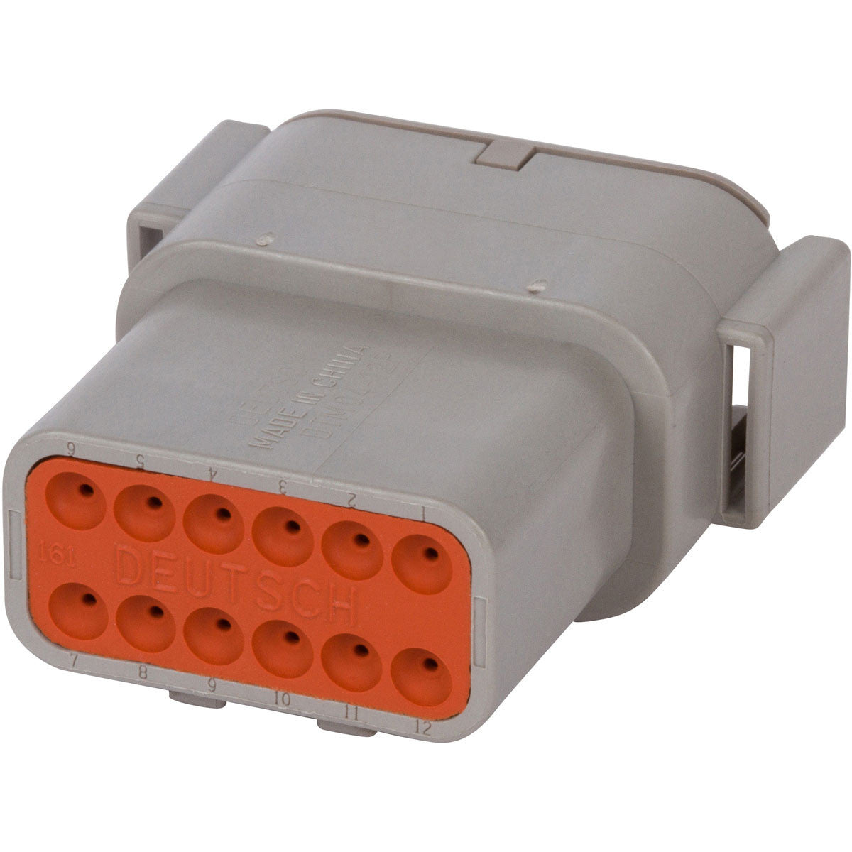 DTM04-12PA – DEUTSCH DTM 12 Way Gray Receptacle Connector, A Key Sale