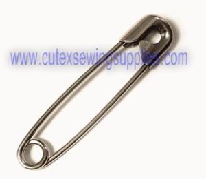 100 pcs Nickel Plated Steel SAFETY PINS 1-1/2″ length (38mm) Online