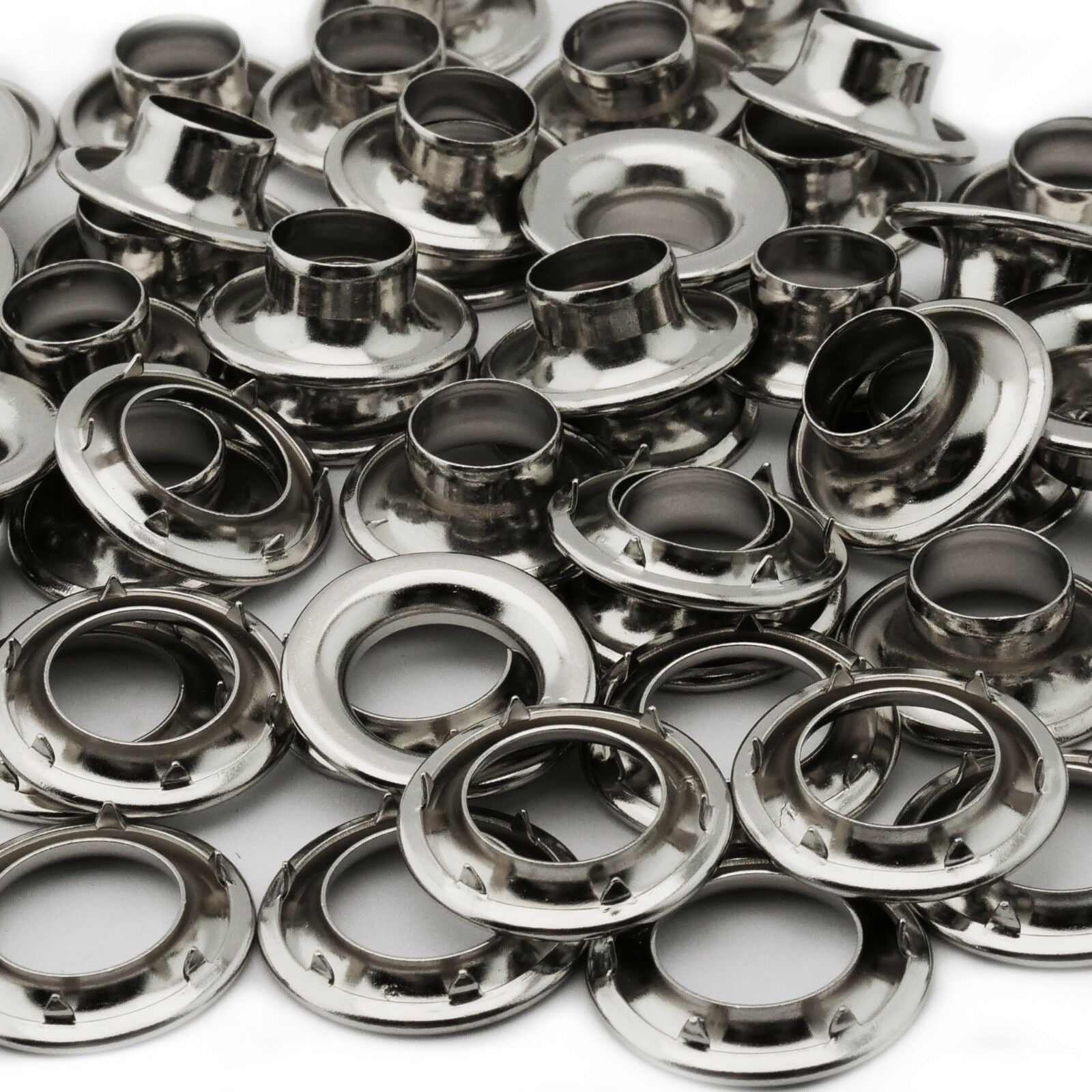 C.S. Osborne Nickel Plated Grommets & Spur Washers #N2-1 (Size 1) 144 Sets Online now