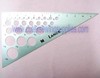 12″ ALUMINUM TRIANGLE RULER 30-60-90 DEGREES 26 HOLES Online