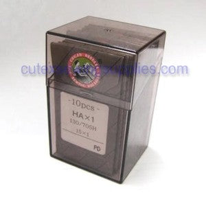100 Organ 15X1 HAX1 Titanium Flat Shank Home Sewing Machine Needles Discount