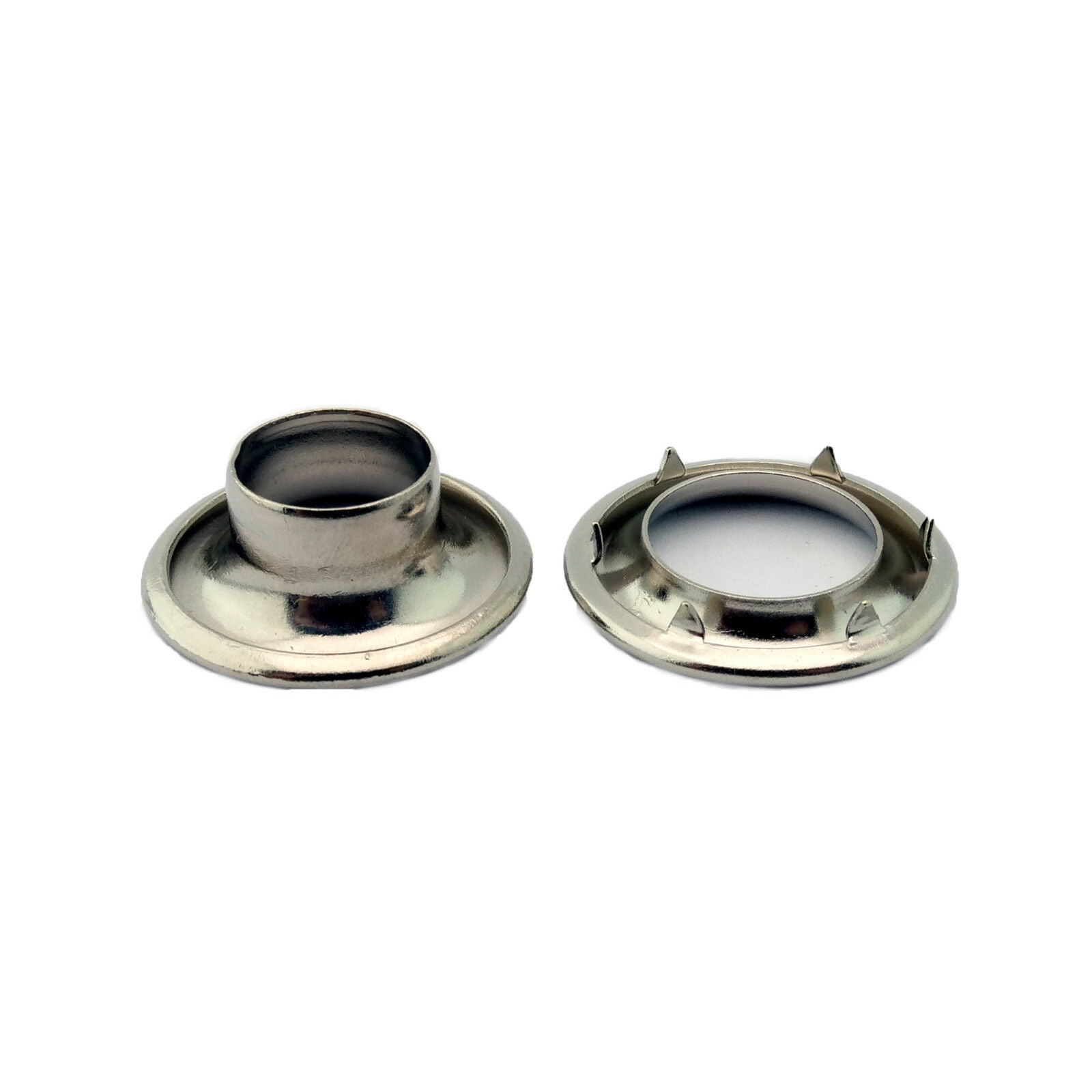 C.S. Osborne Nickel Plated Grommets & Spur Washers #N2-8 (Size 8) 144 Sets Hot on Sale