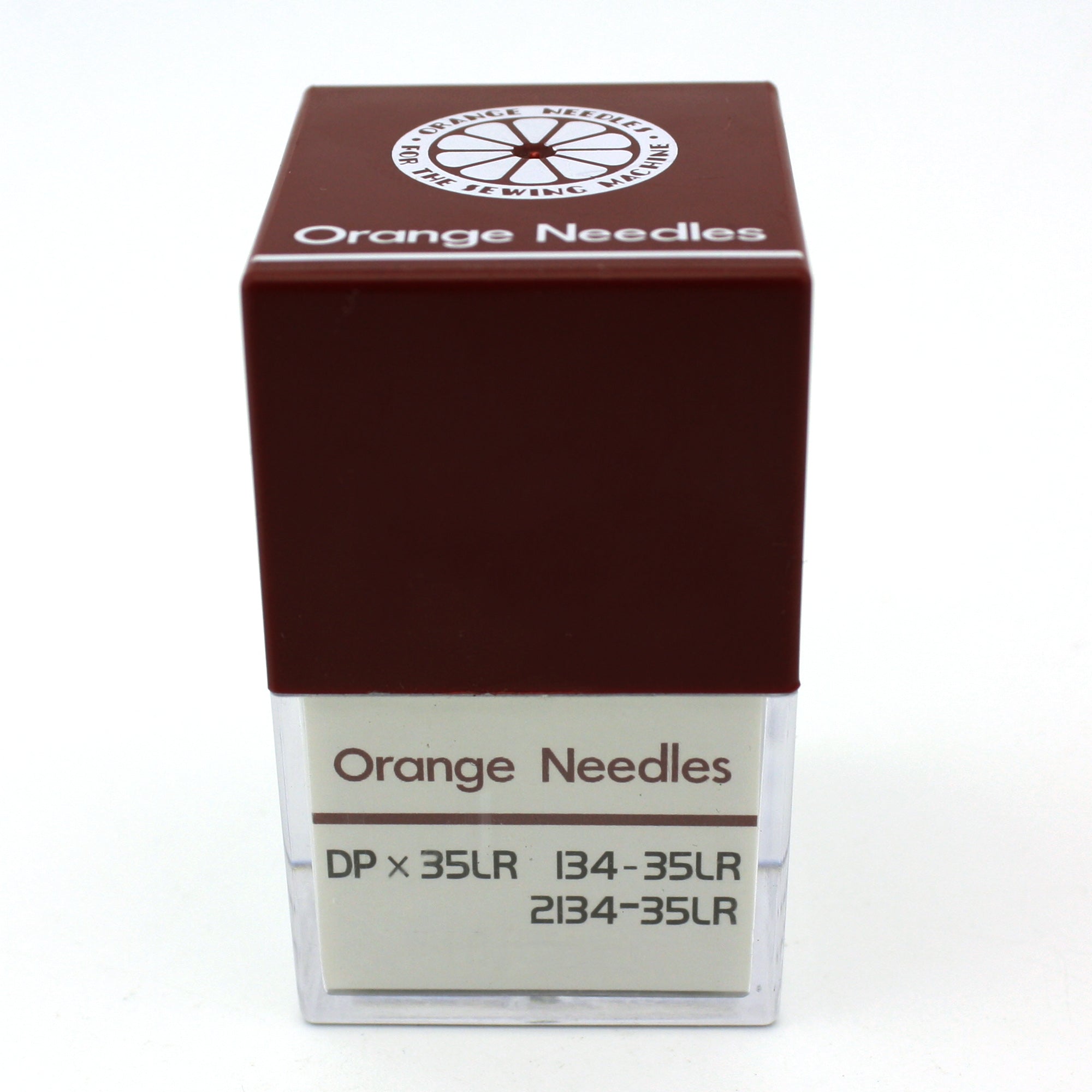 100 Pk. Orange 134-35LR, DPX35LR Leather Point Industrial Sewing Machine Needles Fashion