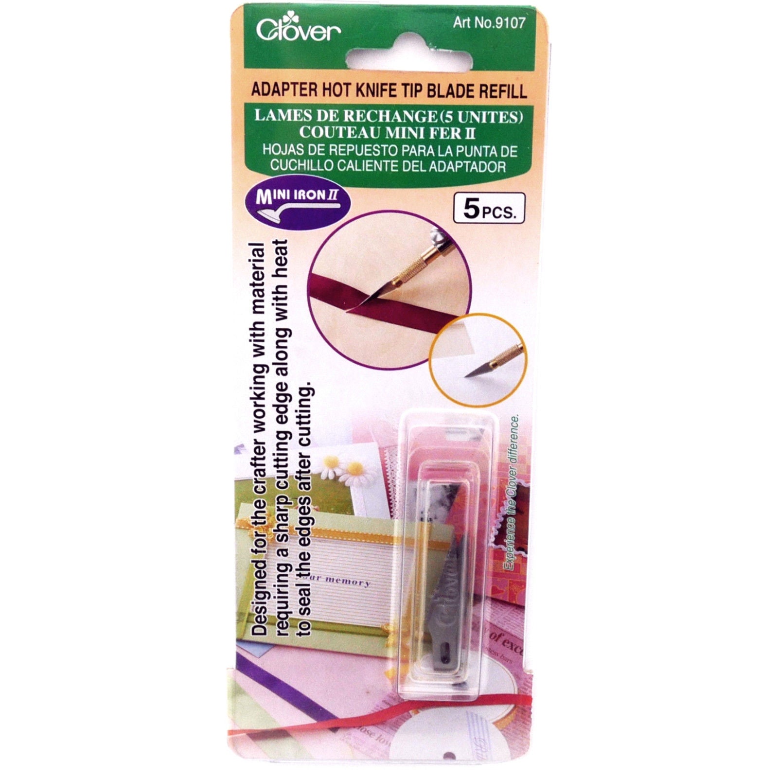 Clover Mini Iron II Adapter Hot Knife Tip Blade Refill (5 Pcs) 9107 Sale