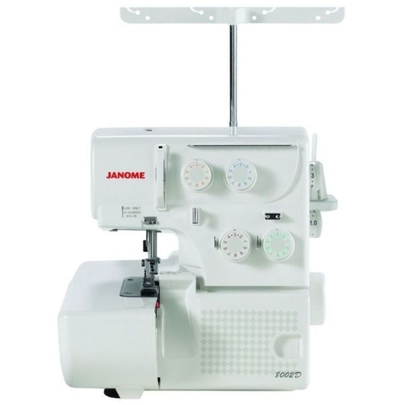 Janome 8002D (3 & 4 Thread) Portable Serger Overlock Machine W- Free Bonus Fashion