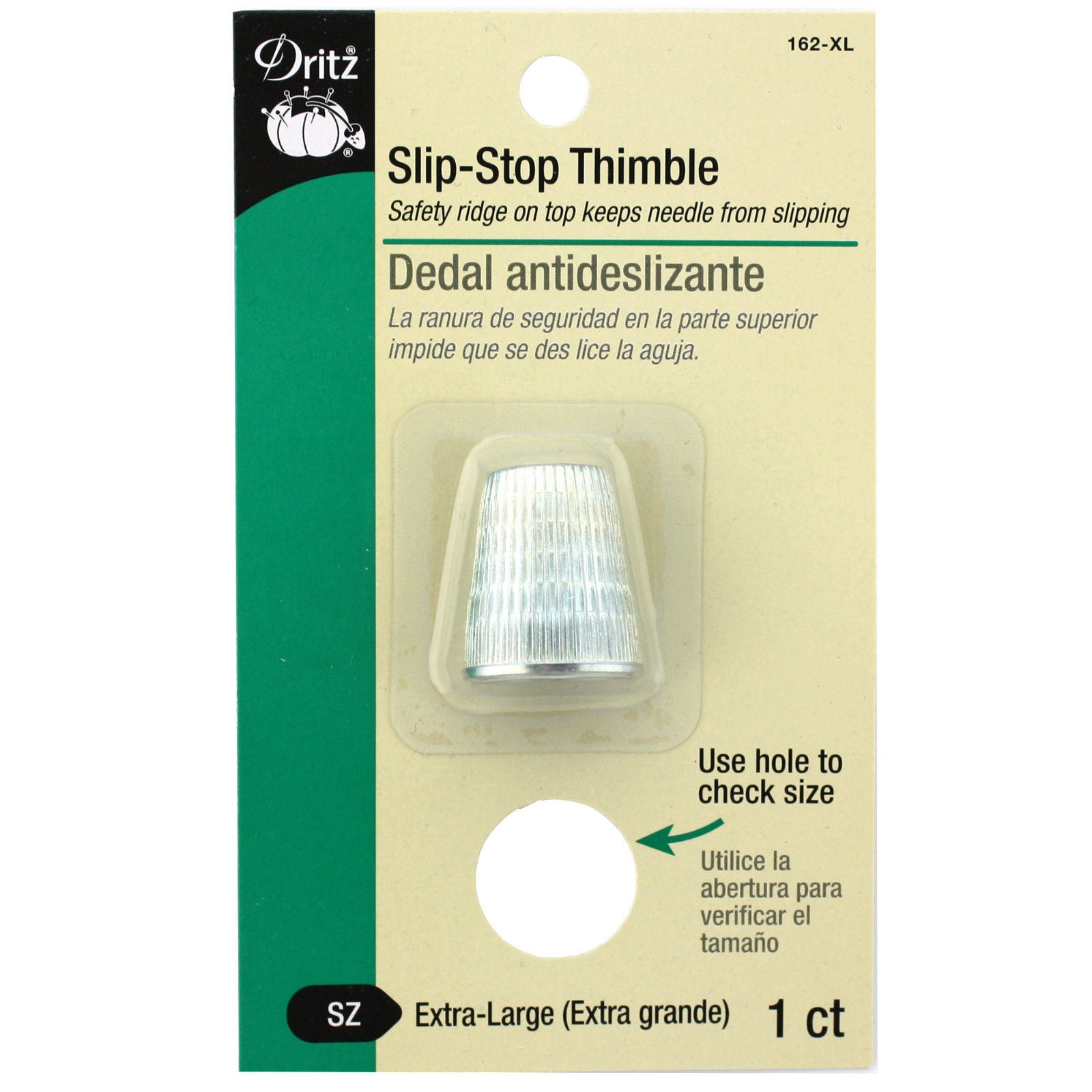Dritz Slip-Stop Thimble Size Extra-Large #D162-XL Online Sale