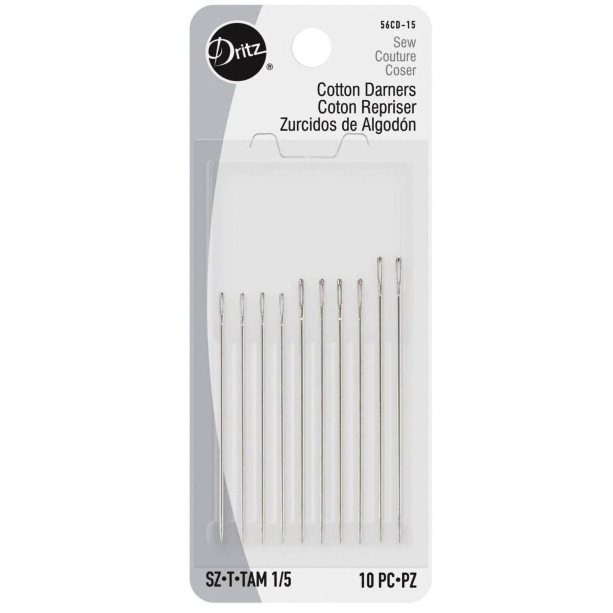 Dritz 10 Cotton Darners Hand Needles, Size 1-5, #56CD-15 Online Hot Sale