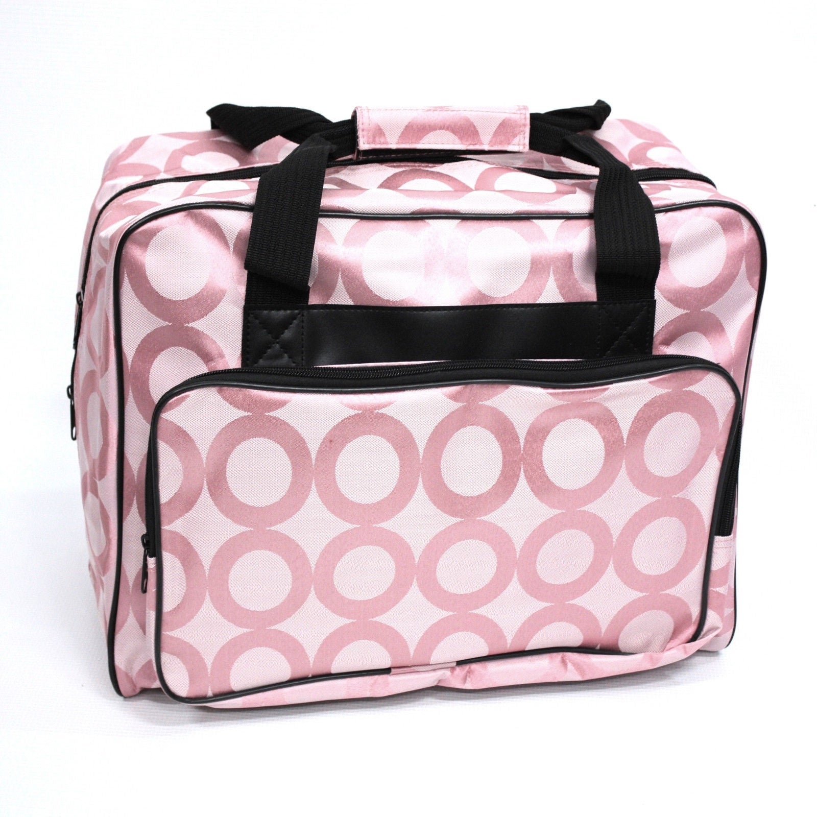 Janome Pink Portable Sewing Machine Tote Bag Carrying Case Supply