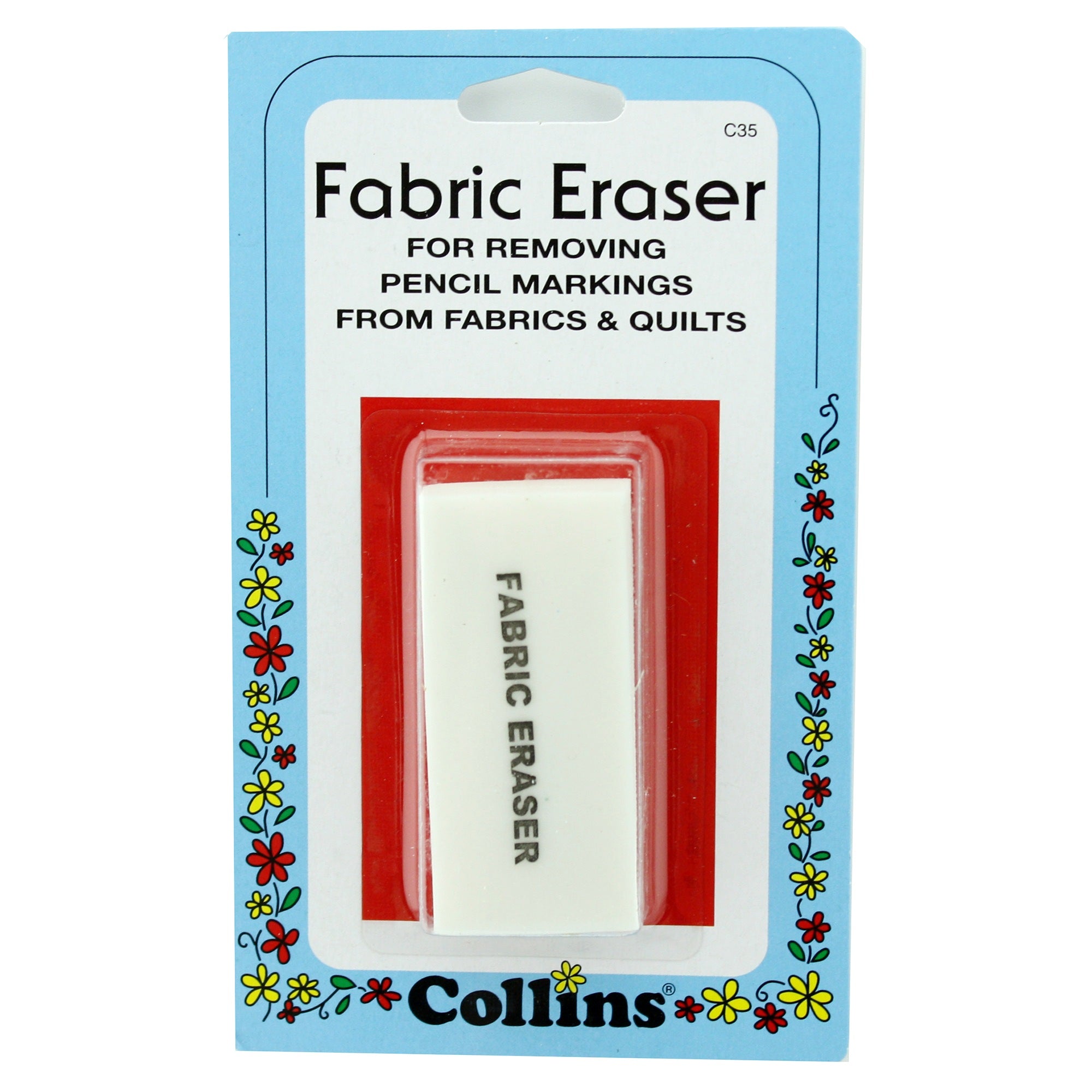 Collins Fabric Eraser For Removing Pencil Markings From Fabrics & Quilts #C35 Discount