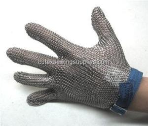 Stainless Steel Metal Mesh Safety Glove – 5 finger Reversible – Left or Right Fashion