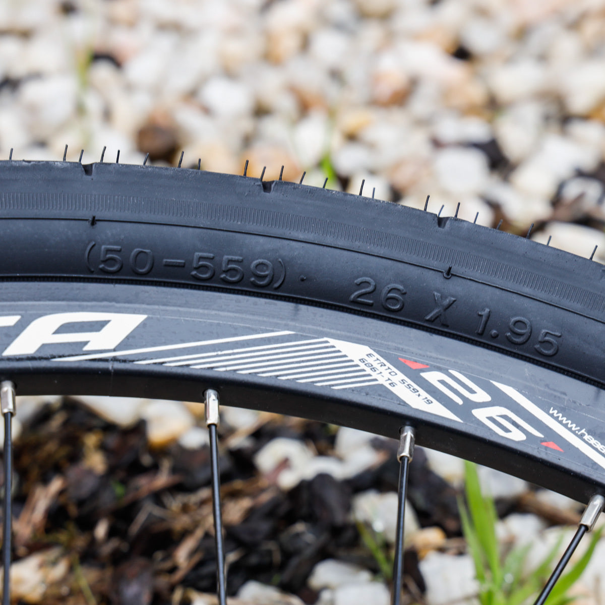 CyclingDeal – 26″ x 1.95″ Mountain Bike Bicycle Slick Wire Bead Tires for MTB Hybrid Bike Blackwall – Pack of 2 Online now