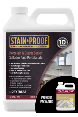 Dry-Treat Stain Proof Porcelain Plus Premium Porcelain and Quartz Sealer Fashion