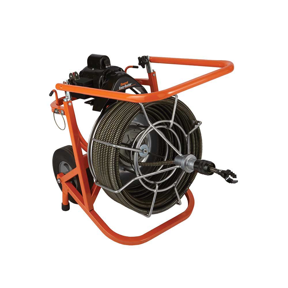 General Pipe Cleaners Easy Rooter | 100-Ft. X 5/8-In. Cable | SRCS-R Cutter Set on Sale