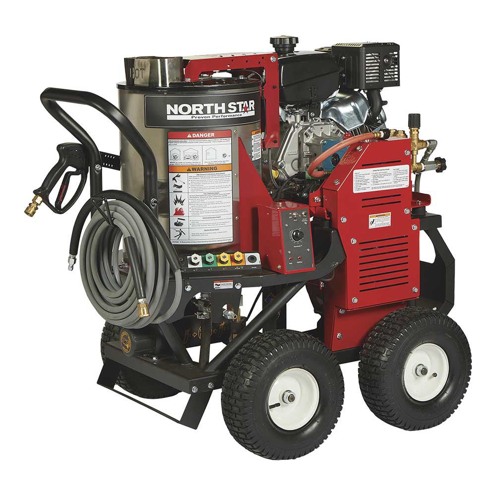 NorthStar Hot Water Pressure Washer W/Wet Steam | 3000 PSI | 4.0 GPM | Kohler Engine Fashion