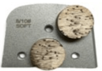 Lavina Double Round Grinding Segments Fashion