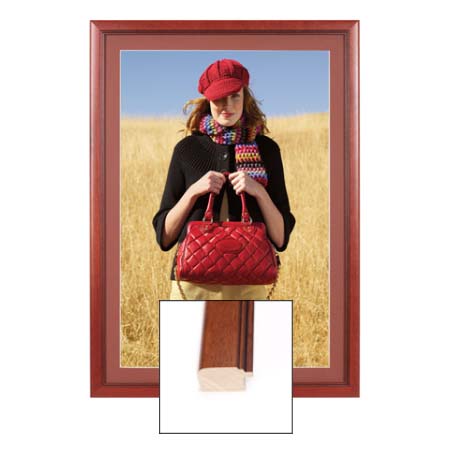 20×24 Poster SwingFrame with Matboard | Wood 353 Profile Fashion