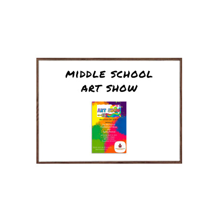 36×24 Magnetic White Dry Erase Marker Board with Wood Frame Sale