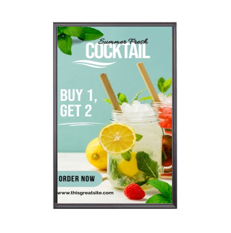 36×42 Large Poster Frame Wide-Face Poster Display SwingFrame Sale