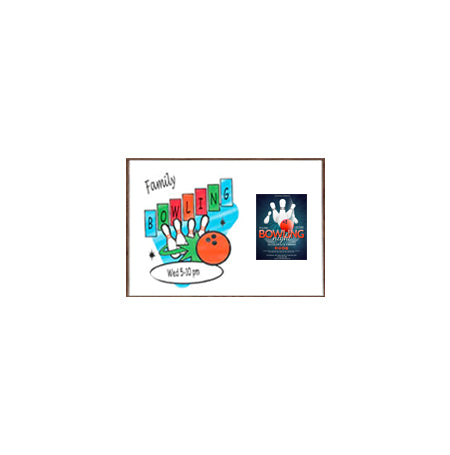8.5×11 Magnetic White Dry Erase Marker Board with Wood Frame Hot on Sale