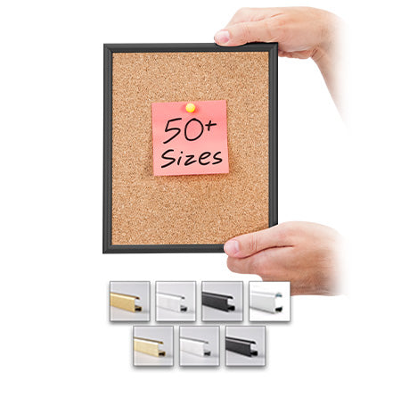 Access Cork Board™ 11″ x 17″ with Open Face Classic Metal Framed Cork Bulletin Board Online Hot Sale