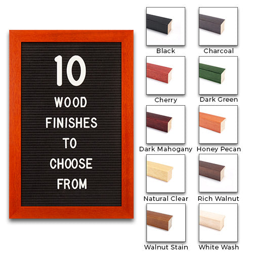 Access Letterboard 12 x 16 Open Face 361 Wood Framed FELT Letter Board Online Hot Sale